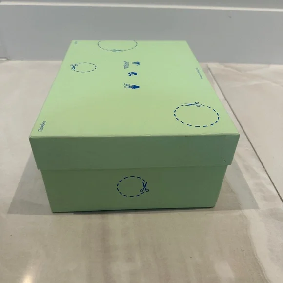 Rare Green Off-White Shoebox Tissue Paper AND Logo Dust Bag - Picture 6 of 13